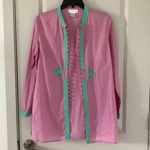 SOFT SURROUNDINGS OPEN TUNIC/COVER-UP